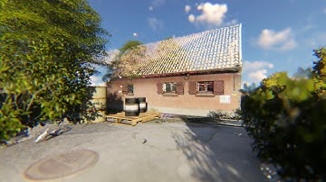 Kemmelberg 3D mesh animation from Pointcloud
