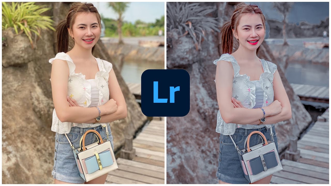 How to edit photo Light purple lightroom mobile Free Preset DNG | Preset purple |