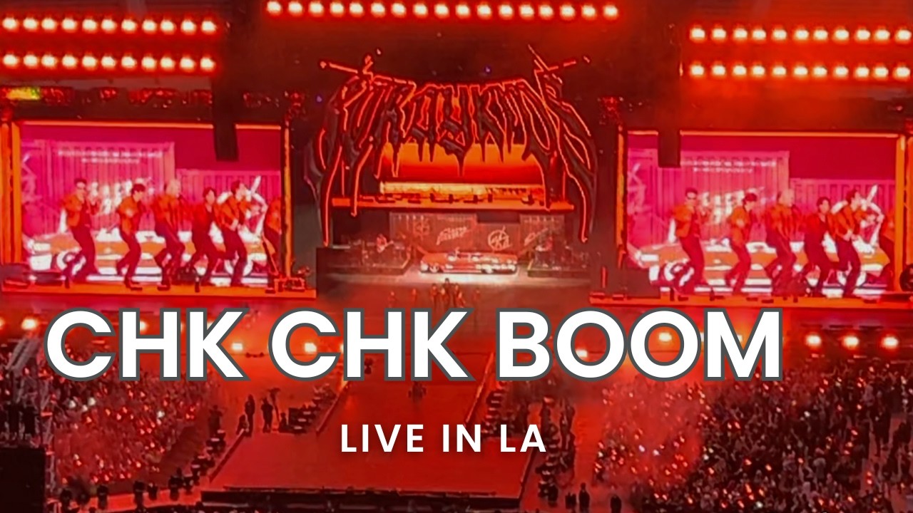 Stray Kids Chk Chk Boom - dominATE World Tour Los Angeles 250601