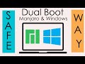 Dual Boot Manjaro Linux With Windows 10 | Install Manjaro Linux Along With Windows | Legacy BIOS