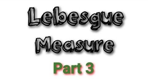 Outer measure of an interval is its length / Lebesgue Measure / Real Analysis II / MSc Mathematics