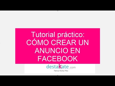 FACEBOOK ADS Tutorial paso a paso para hacer bien tu anuncio ...