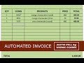 How to Create a Simple and Auto Fill Invoice in Excel