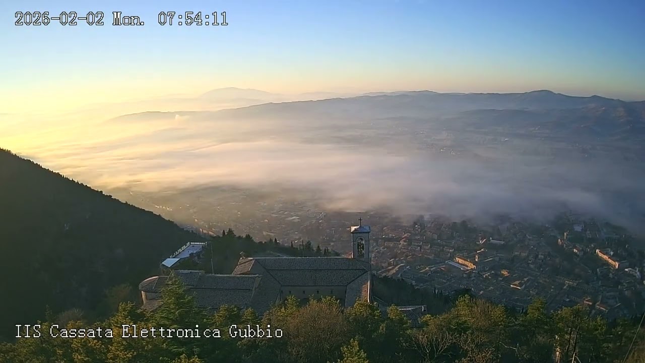 Gubbio Timelapse del 02/02/2026