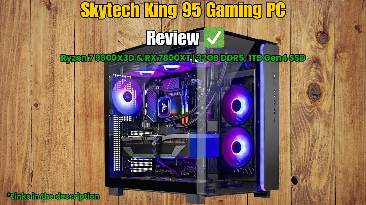 Skytech King 95 Gaming PC Review 2025 | Ryzen 7 9800X3D & RX