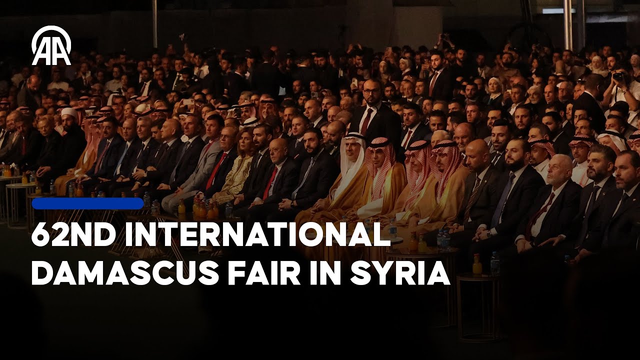 Syrian president opens 1st Damascus International Fair since Assad's ouster