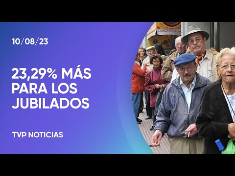 Jubilaciones, pensiones y asignaciones aumentan 23,29% por movilidad