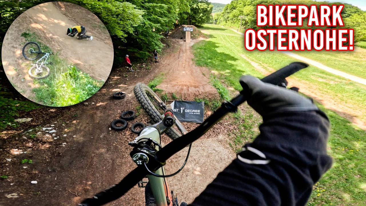 BIKEPARK OSTERNOHE Park Check - Neue Jump Line & schwerer Sturz!