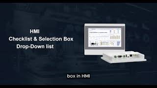 How to create a Checklist and Drop-down using HMI?