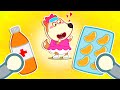 Baby Got Sick! Best Parenting Life Hacks with Lycan 🐺 Funny Stories for Kids @LYCANArabic