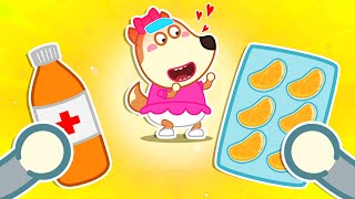 Baby Got Sick! Best Parenting Life Hacks with Lycan 🐺 Funny Stories for Kids @LYCANArabic