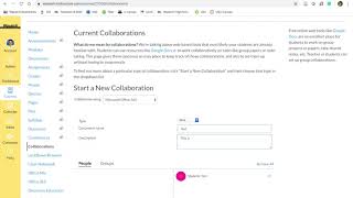Canvas Collaborations Tool