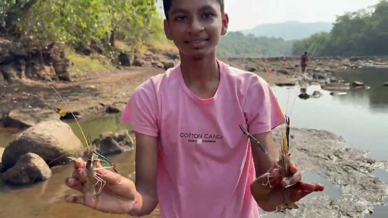खाडी मासेमारी | टाईमपासला खाडीत गेलो तर खाडीत कोळंबीच कोळंबी 🦐 #mekokanchadeva