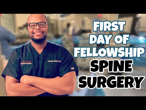 First Day of Spine Fellowship...