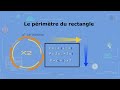 Le périmètre du rectangle