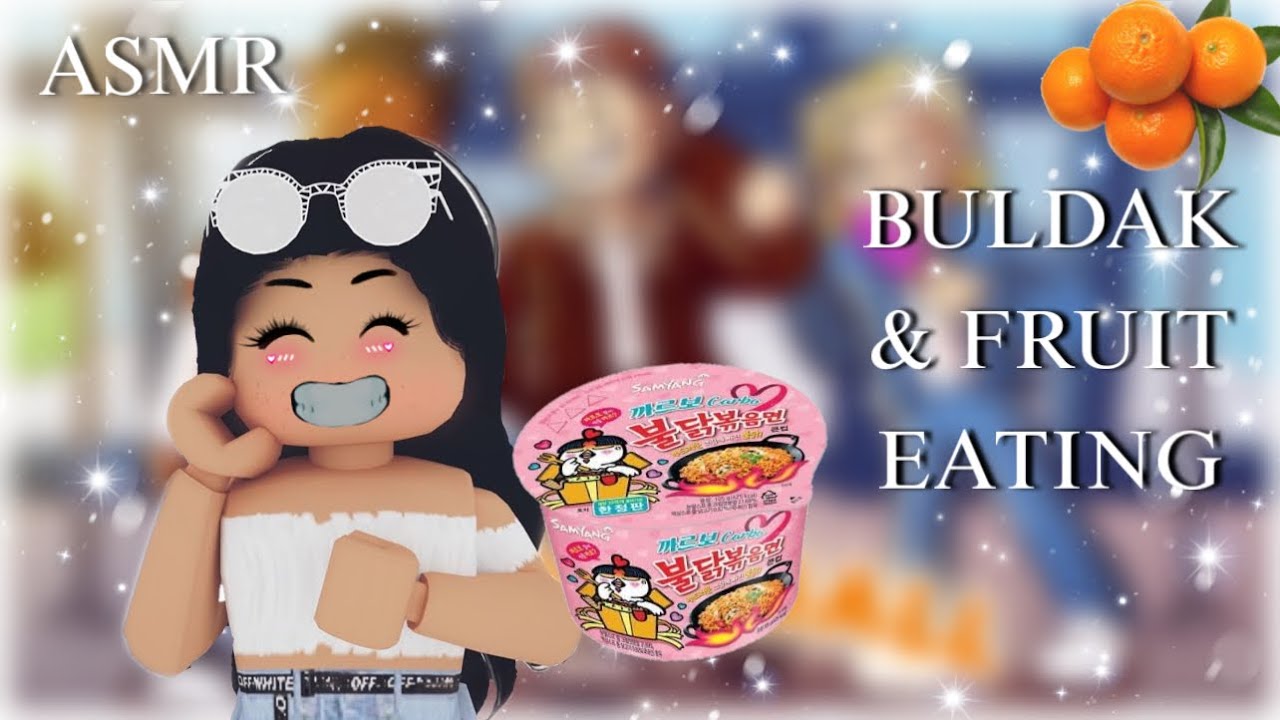 (ASMR) BULDAK & FRUIT EATING