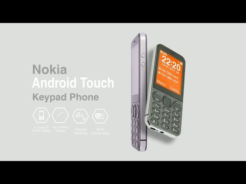 Nokia Android Touch Keypad Phone 4G Jiosim,Wifi,Hotspot,Whatsapp,Youtube,2900Mah Battery Support