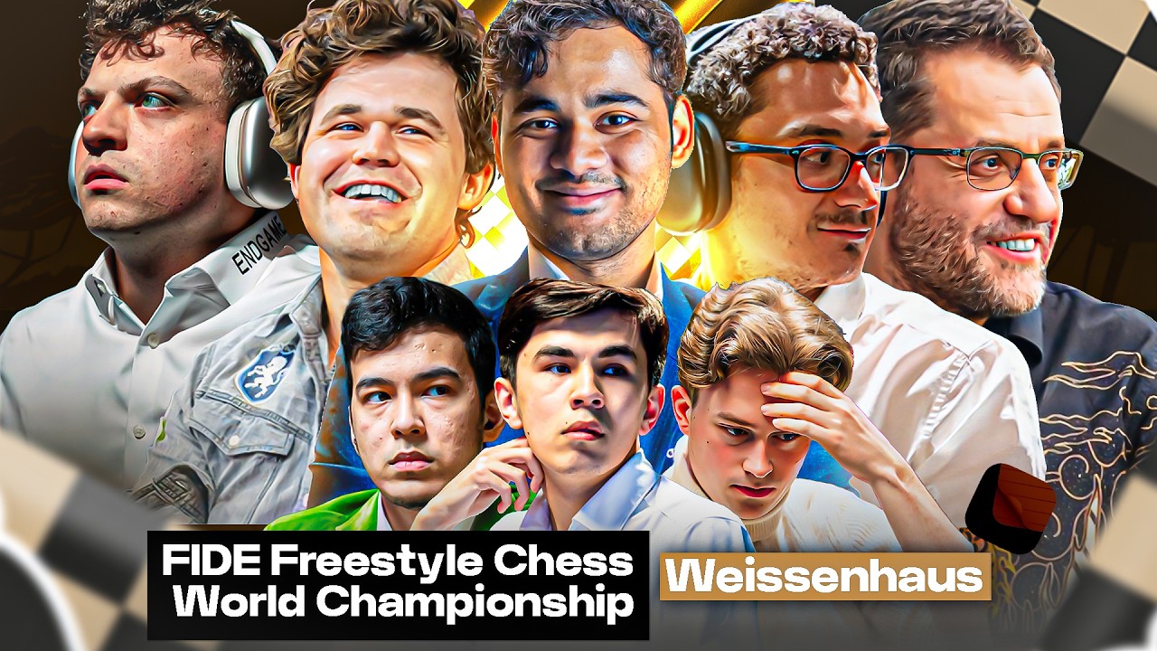 FIDE Freestyle Chess World Championship | Ft. Magnus, Levon, Arjun, Hans, Sindarov, Fabi etc.