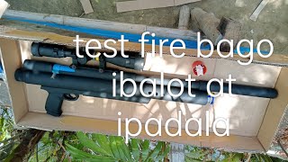 Test fire muna bago ibalot at ipadal unit/scope..toy gun only