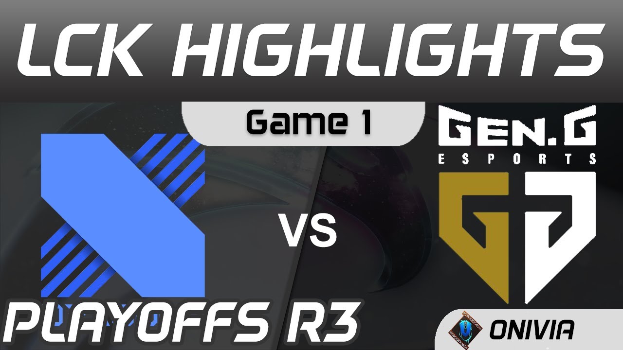 DRX vs GEN Highlights Game 1 Round 3 LCK Summer Playoffs 2020 DragonX vs Gen G by Onivia