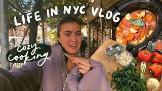 VLOG: Cozy cooking at home & a week in my life in NYC