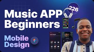 Figma UI UX Tutorial: Music Artist Mobile App Design Step by Step for Beginners