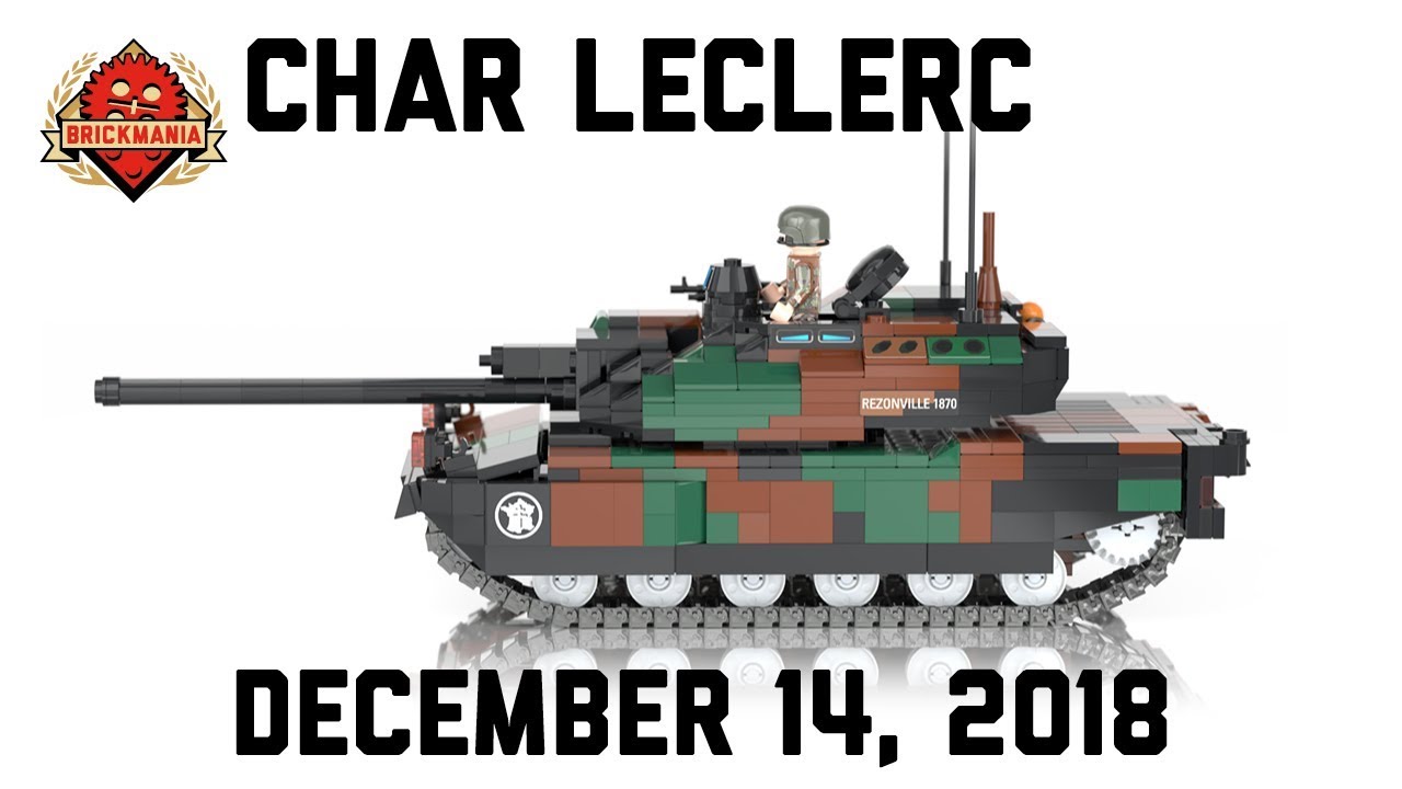 Char Leclerc - Main Battle Tank - Custom Military Lego 