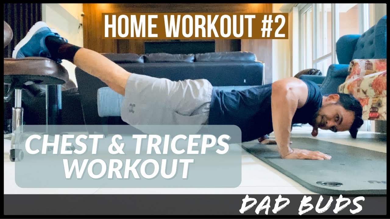 HOME WORKOUT #2 CHEST & TRICEPS (SUPERSETS) by Daddy Gee - YouTube
