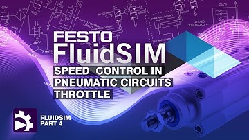 Throttle Valve and Throttle Check Valve | Speed Control | Introduction to FluidSIM | Tutorial 5