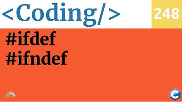 Le direttive del preprocessore in C - ifdef ifndef - Video 248  del corso di Coding