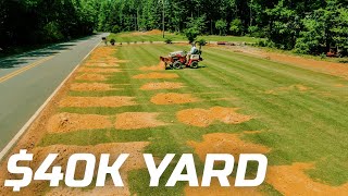 Growing Zoysia From Seed | Installing A $40,000 Lawn #ventrac #zoysia