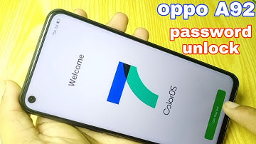 How to Remove password Oppo A92 hard reset without pc 100% Working