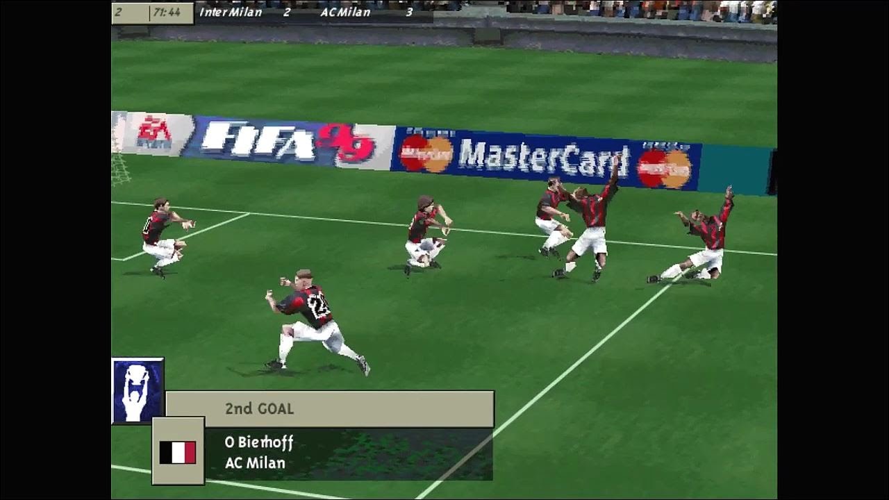 FIFA99. OLD PC GAME. CLUB CHAMPIONSHIP MATCH..AC Milan!!