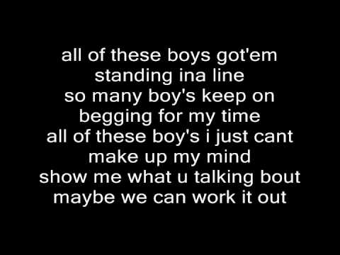 Jasmine V All These Boys Lyrics