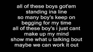 Jasmine V All These Boys Lyrics