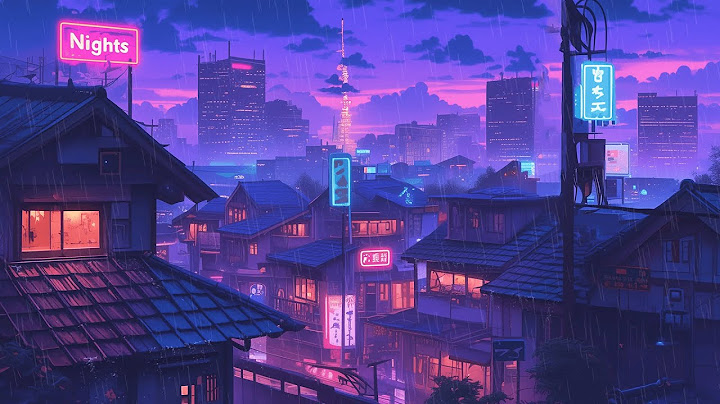 Lofi Hip Hop Beats 🍳 1980s & 90s Vintage Vibes & Retro Tokyo Town Ambience 🌆 Lofi Rain Playlist