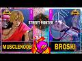 SF6 Musclenoob (KEN) VS Broski (AKI)🥊Street Fighter 6🥊スト6🥊4K 60ᶠᵖˢ