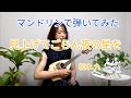 『見上げてごらん夜の星を/坂本九』をマンドリンで弾いてみた 歌詞付き mandolin cover