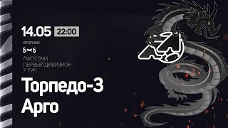 Торпедо-3 - Арго / Первый Дивизион ЛФЛ 5х5