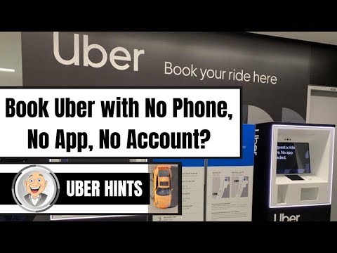 How to use Uber without a phone, app ... or even an account!