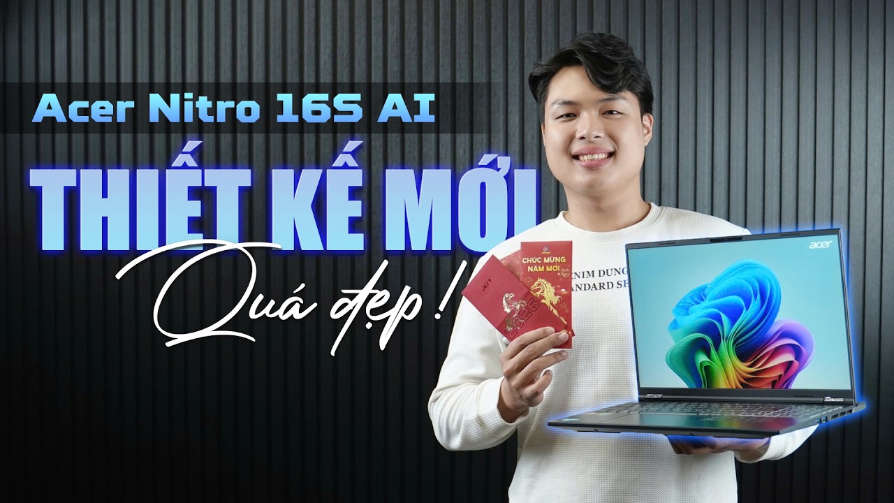 Acer Nitro ProPanel AN16S-61 với thiết kế mới, cấu hình mới