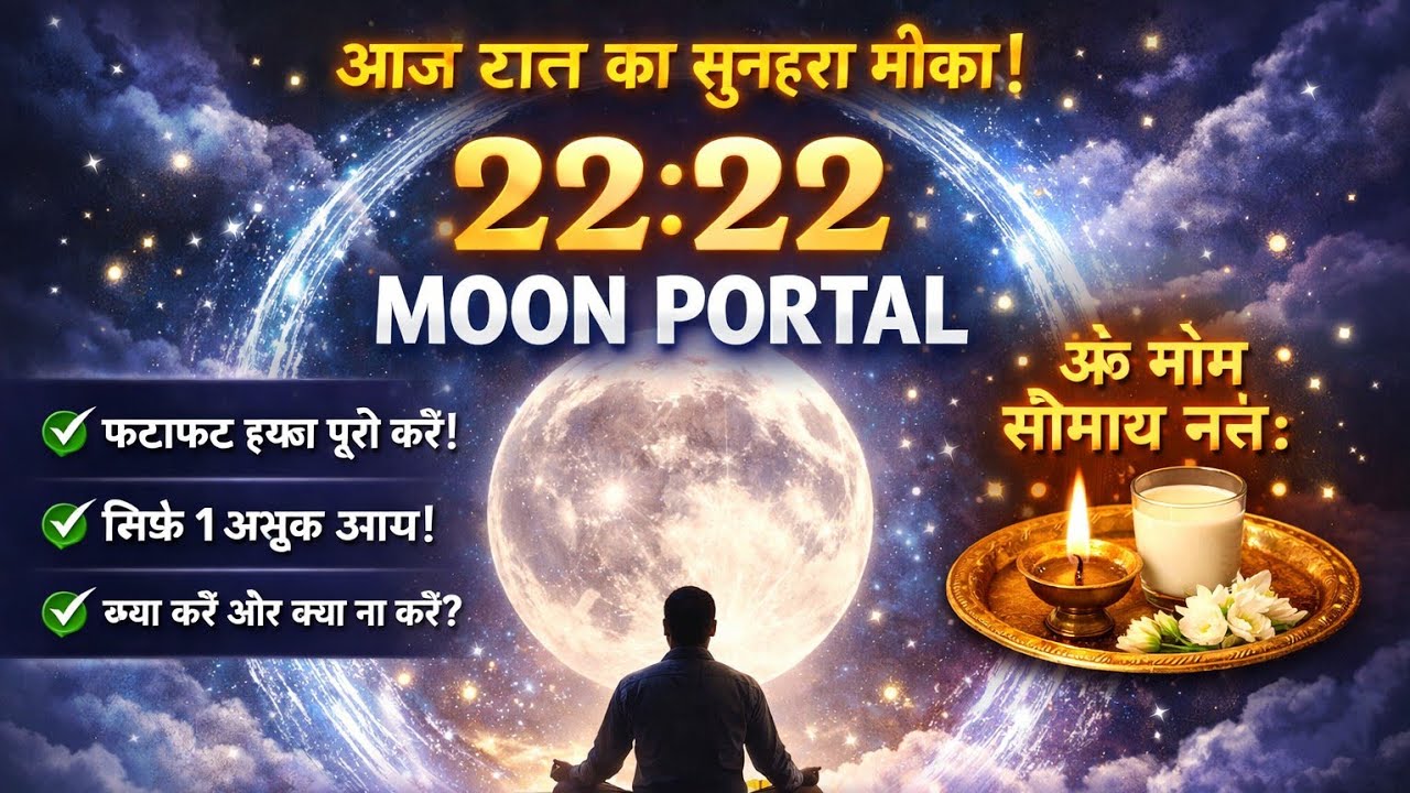 2222 Manifestation / 22:22 Moon Portal / Somwar ke achuk Upay  @InduujiKeRemedies 