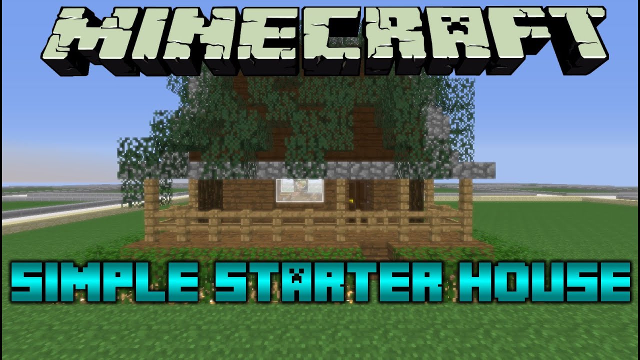 Minecraft Simple House Tutorial :: Starter House - YouTube