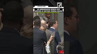 US Ambassador Sergio Gor arrives at Mother Teresa House in Kolkata ahead of Marco Rubio visit