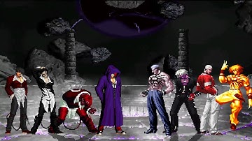 kof mugen Iori Yagami Team vs Random Team