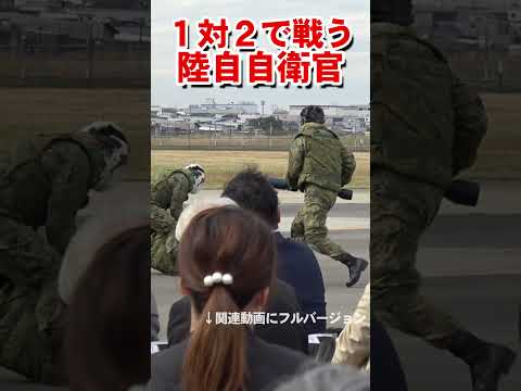 １対２で戦う陸自自衛隊員【続きはフルバージョンで】
