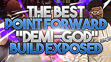 NBA 2K17 • MY SECRET POINT FORWARD BUILD EXPOSED! THE NEW DEMI GOD!? - FlyerDaGreat