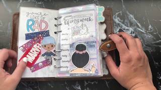 Personal FiloFax Malden planner set up! TOO THICK and too much bows!
