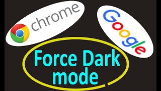 Forcing dark mode in chrome