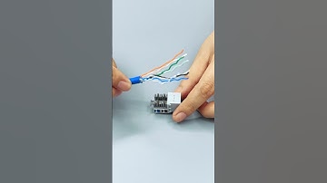how to punch down a rj45 cat6a keystone jack